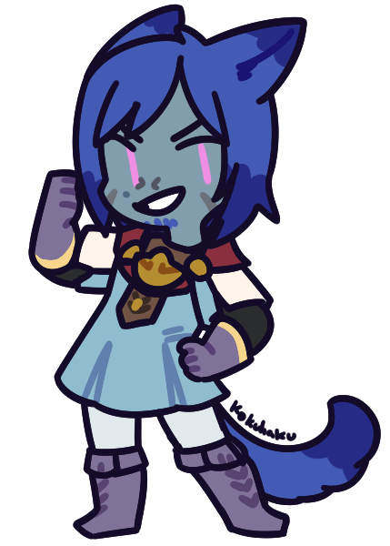 Baj'a Blast chibi by Koku Haku